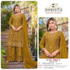 10062 A To D By Zorista Chiffon Silk Wholesale Pakistani Plazzo Suits In India